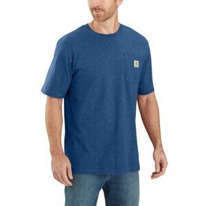Carhartt Men’s Loose Fit Heavyweight Pocket T-Shirt Blue XL Workwear Tee